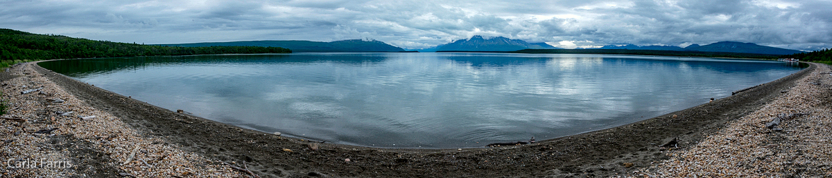 View from outside the campground