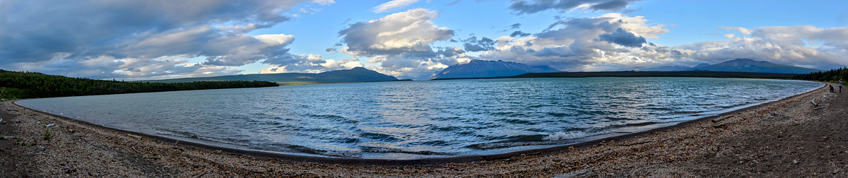 Pano of the view from outside the campground